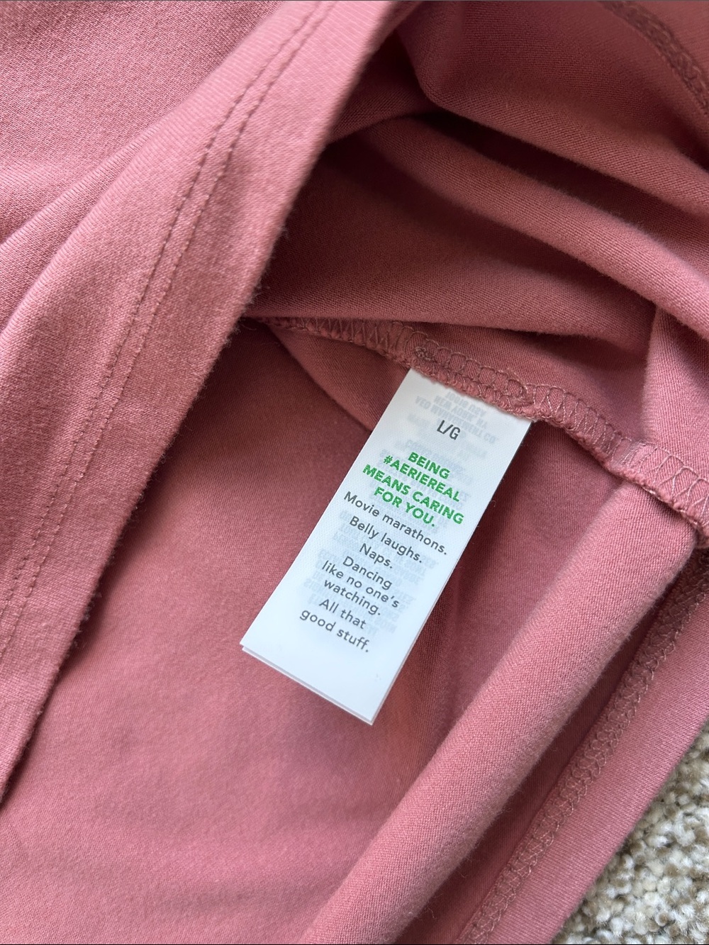 NWT Aerie Fold-Over Waist Maxi Skirt - Jersey Style Fit - Large - Picture 5 of 7